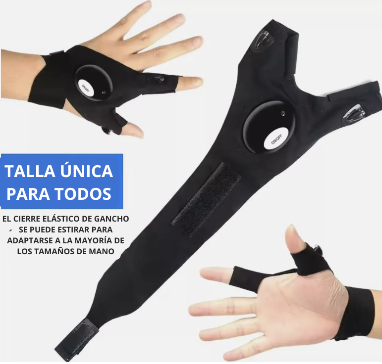 🧤🔦Guantes con Luz Led✨👷