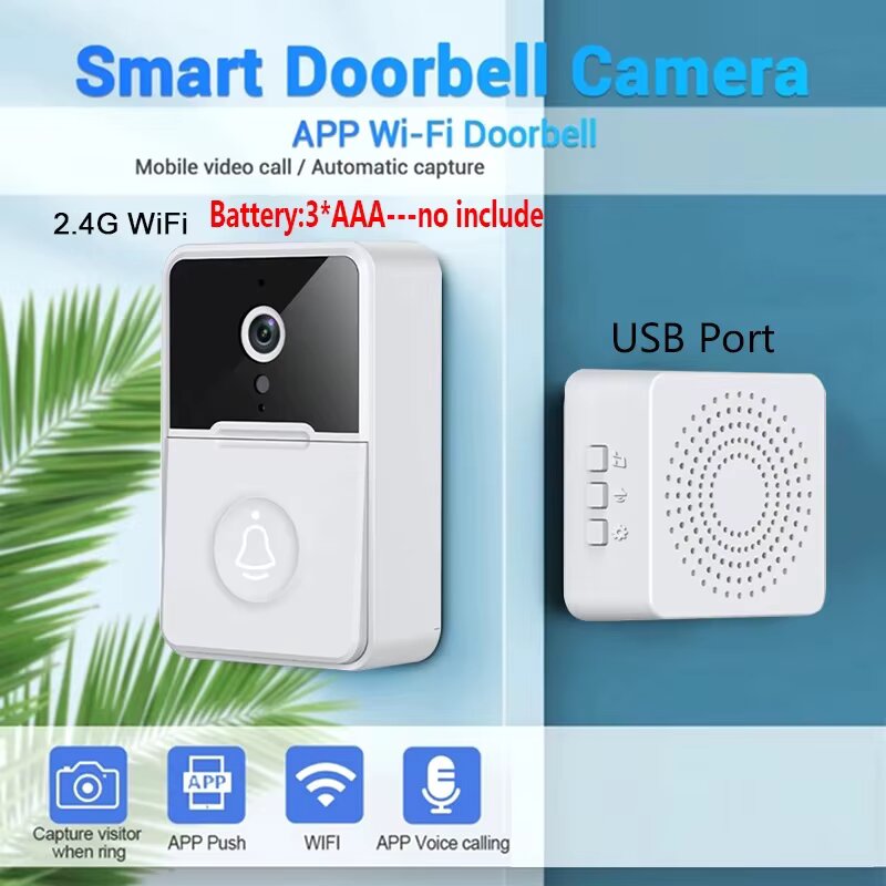 🥷🛎️TIMBRE INALÁMBRICO CON CÁMARA📷 Y WI-FI🛜