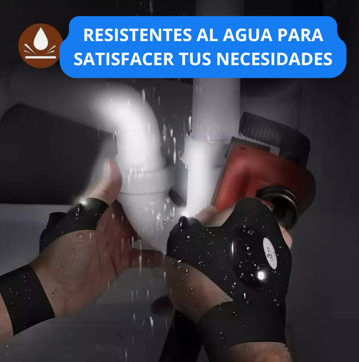 🧤🔦Guantes con Luz Led✨👷