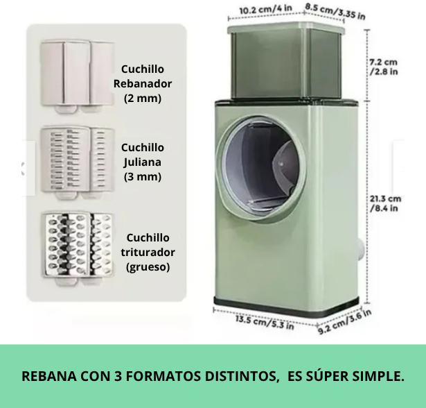 🔪🥔🥕🌽Rebanador de verduras/frutas/alimentos🫑🥦🔪