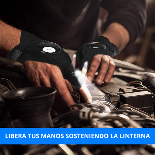 🧤🔦Guantes con Luz Led✨👷