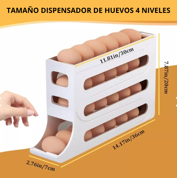 🥚Dispensador de Huevos 4 niveles🥚